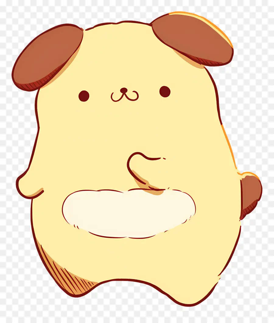 Pompompurin，Anjing Lucu PNG