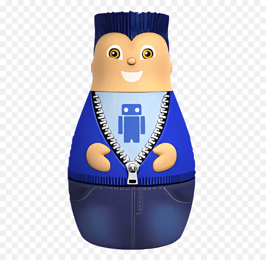 Pahlawan Higglytown，Karakter Kartun Berjaket Biru PNG