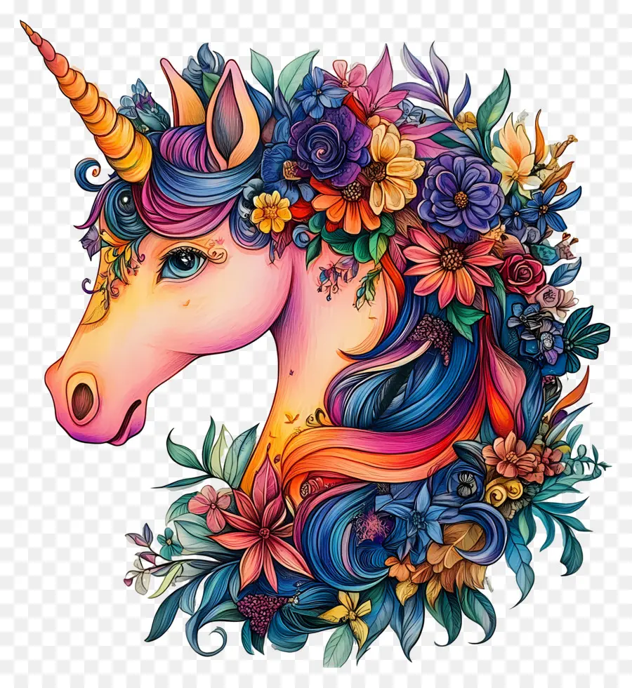 Bunga Unicorn，Unicorn PNG