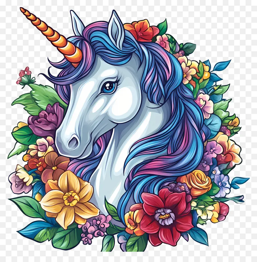 Bunga Unicorn，Unicorn PNG