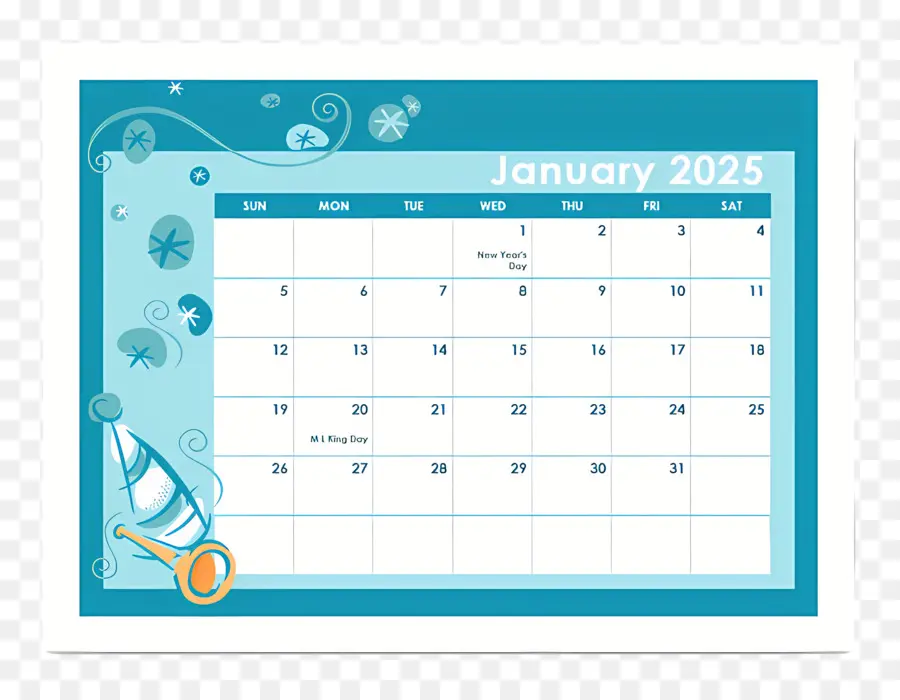 Kalender Januari 2025，Kalender PNG