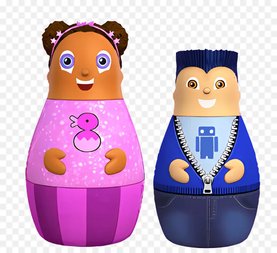 Pahlawan Higglytown，Dua Karakter Kartun PNG