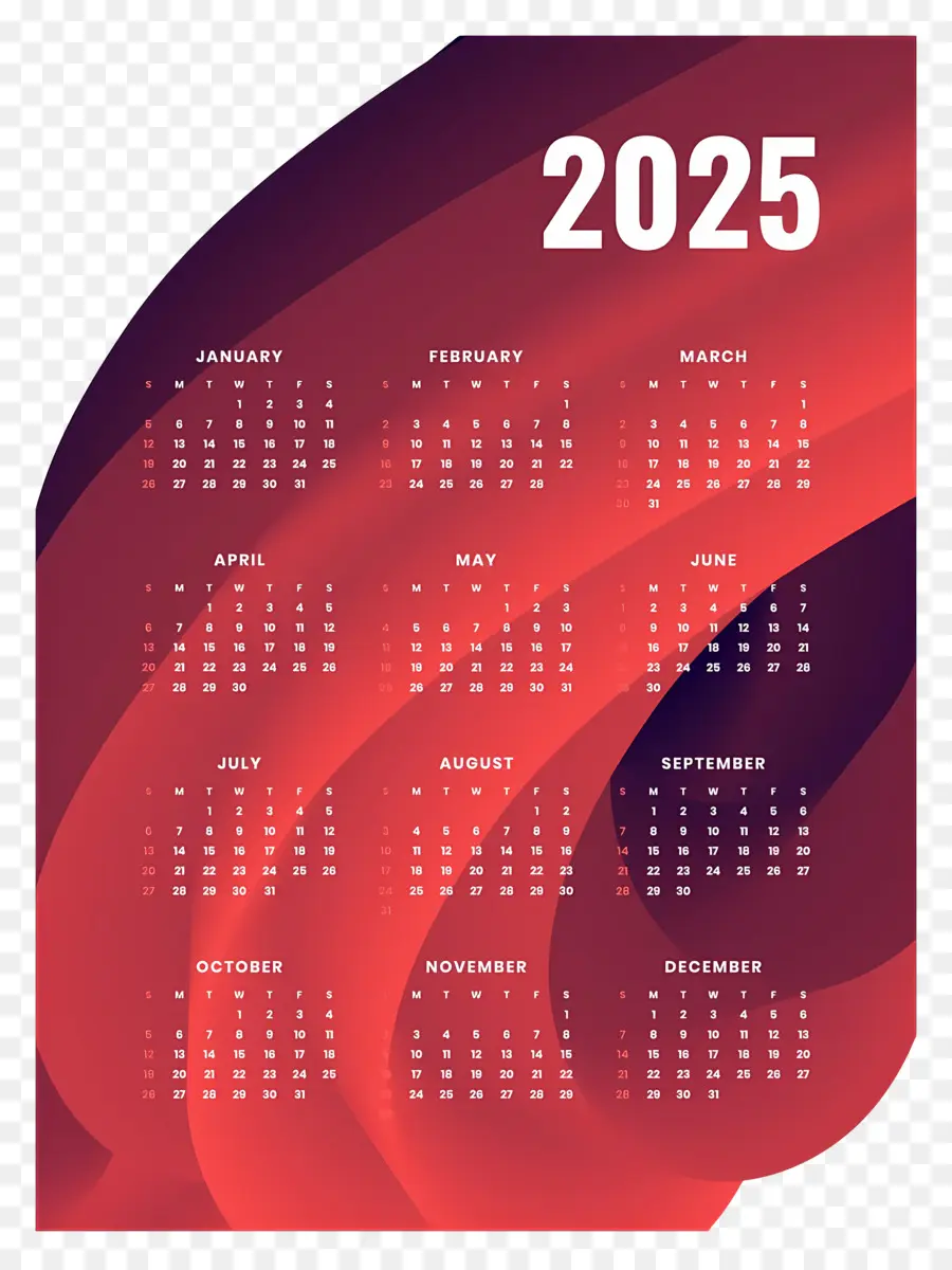 Kalender 2025，Tahun PNG