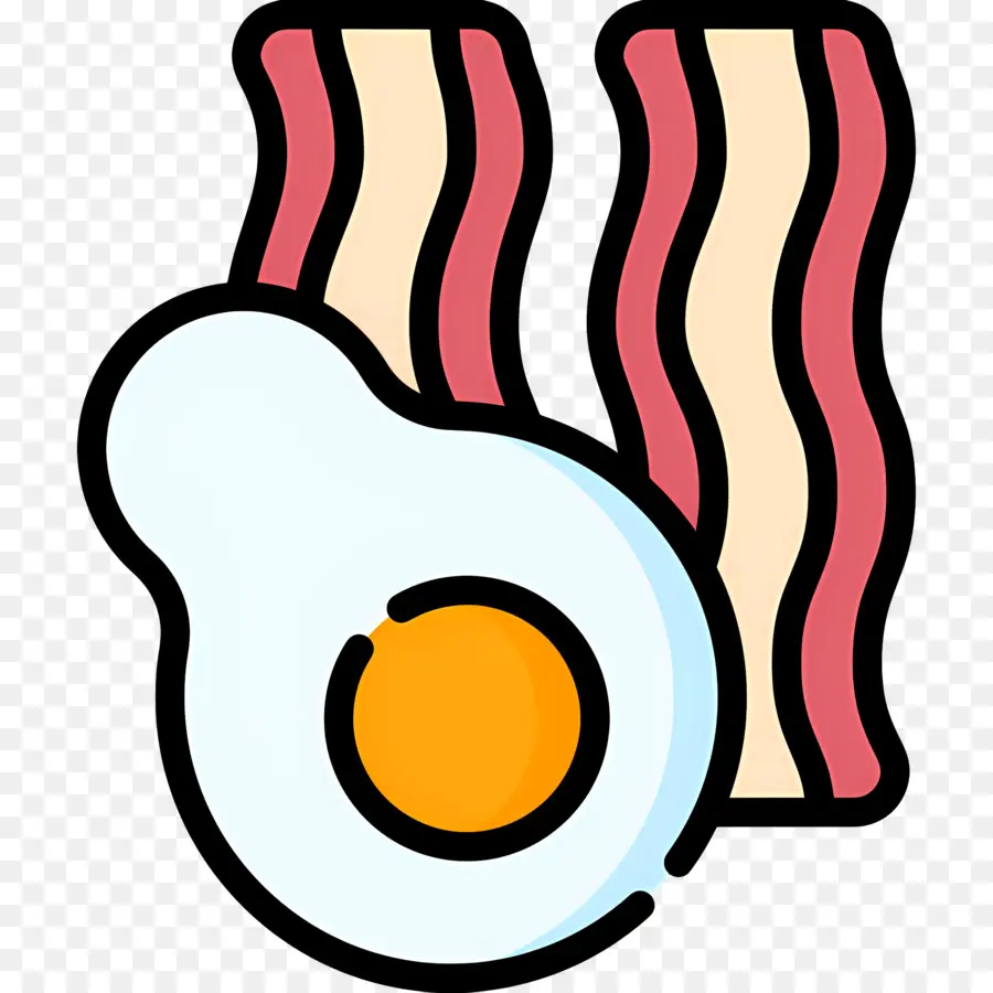 Bacon Dan Telur，Telur Dan Bacon PNG