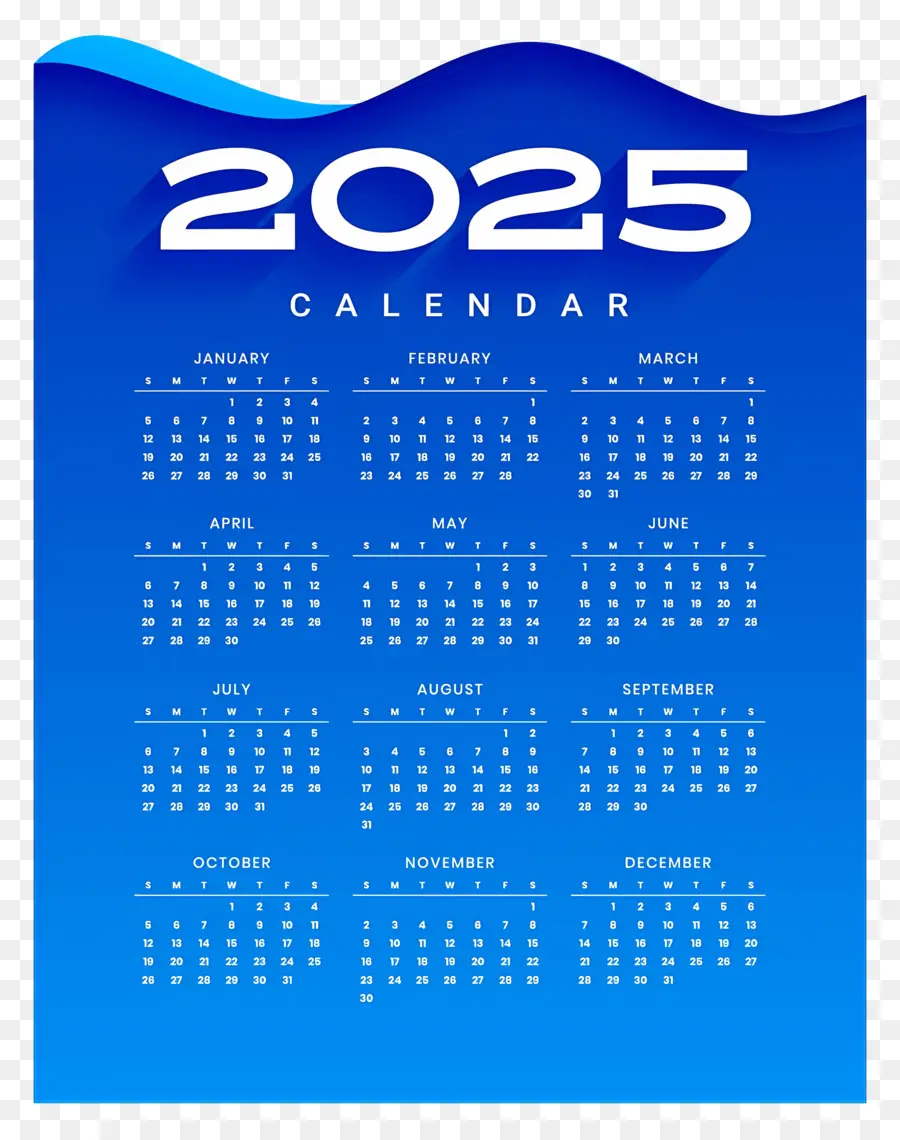 Kalender 2025，Tahun PNG