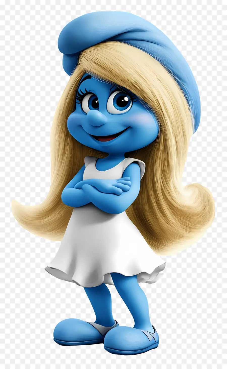 Smurfette，Karakter Biru PNG