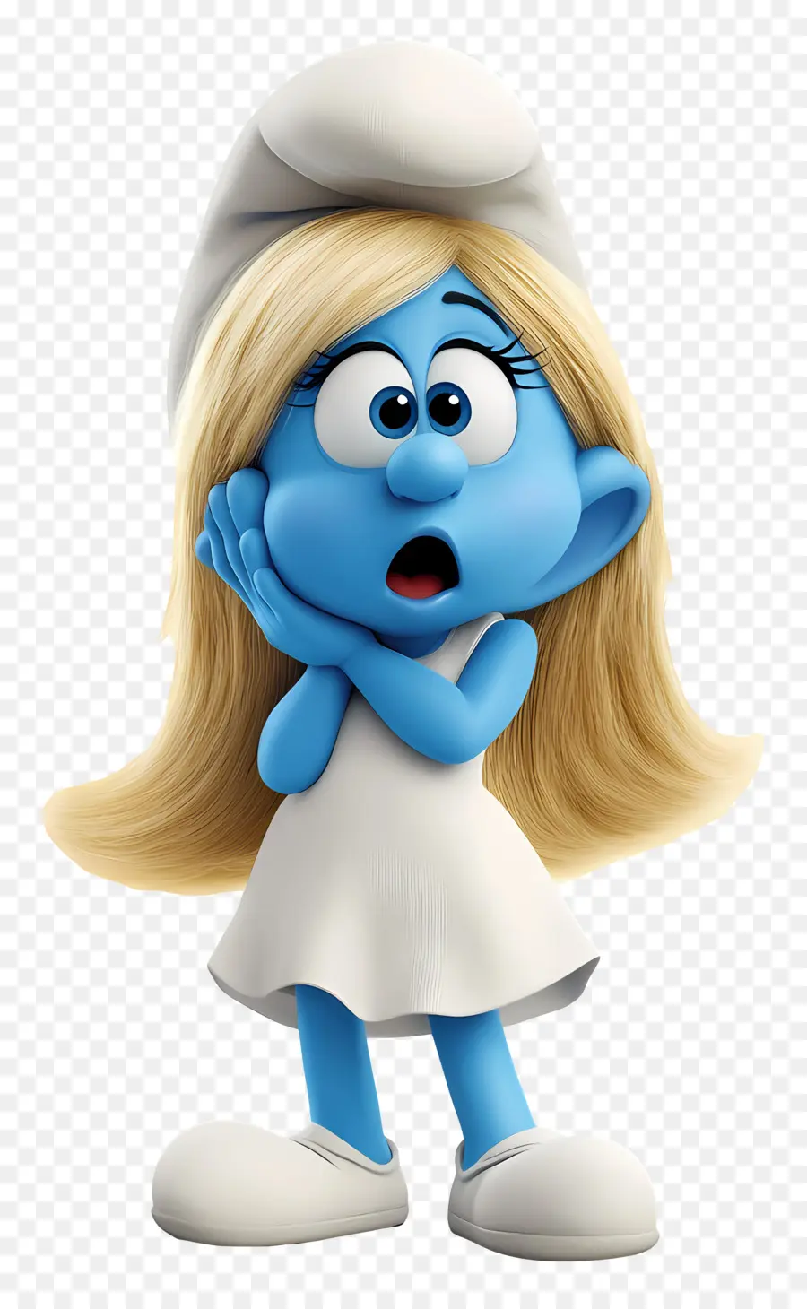 Smurfette，Karakter Kartun Biru PNG