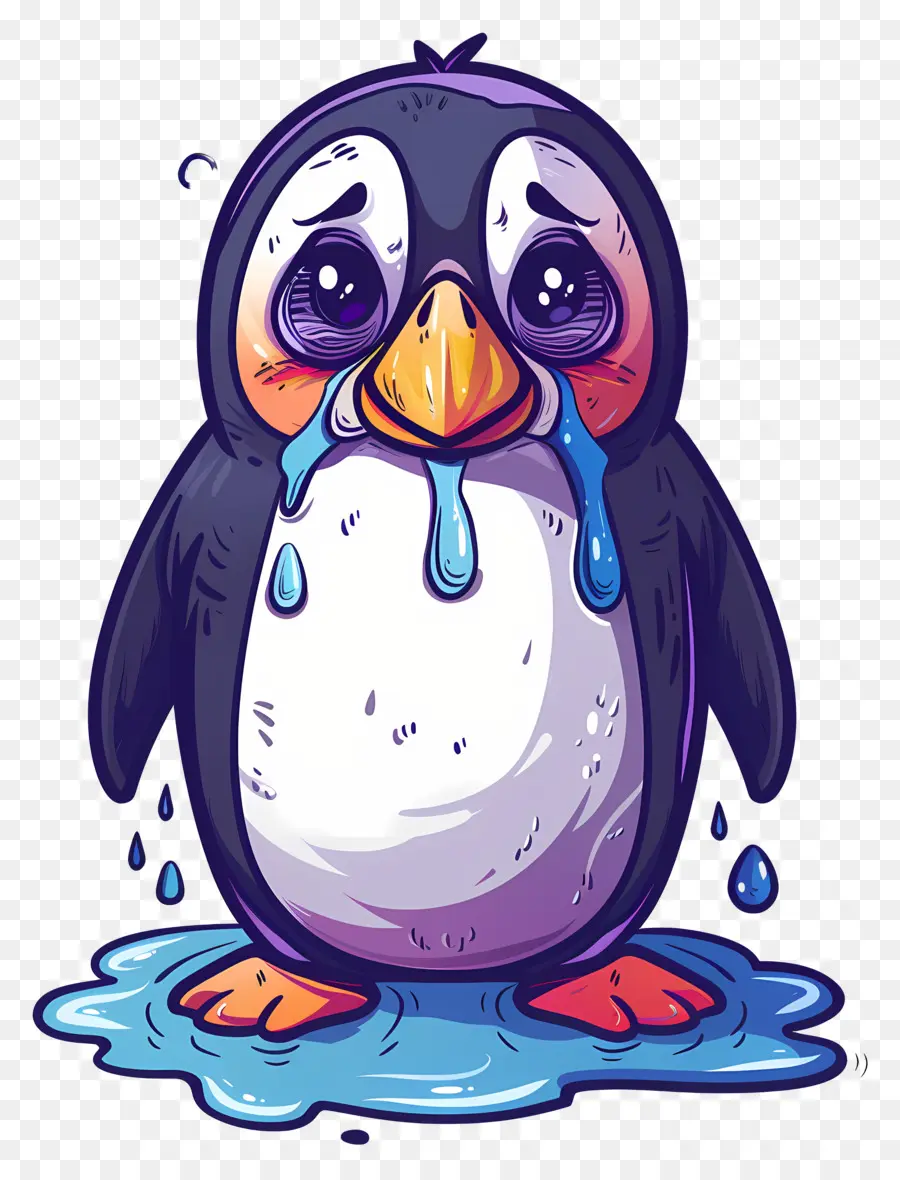 Pinguin Menangis，Pinguin Yang Lucu PNG