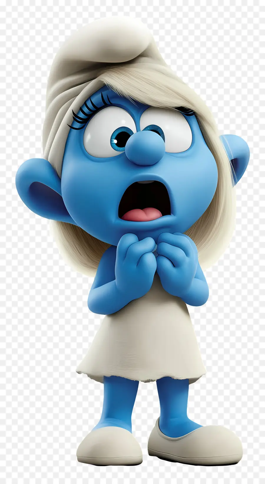 Smurfette，Karakter Kartun Biru PNG