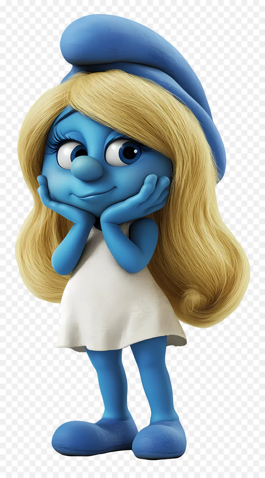 Smurfette，Karakter Biru PNG