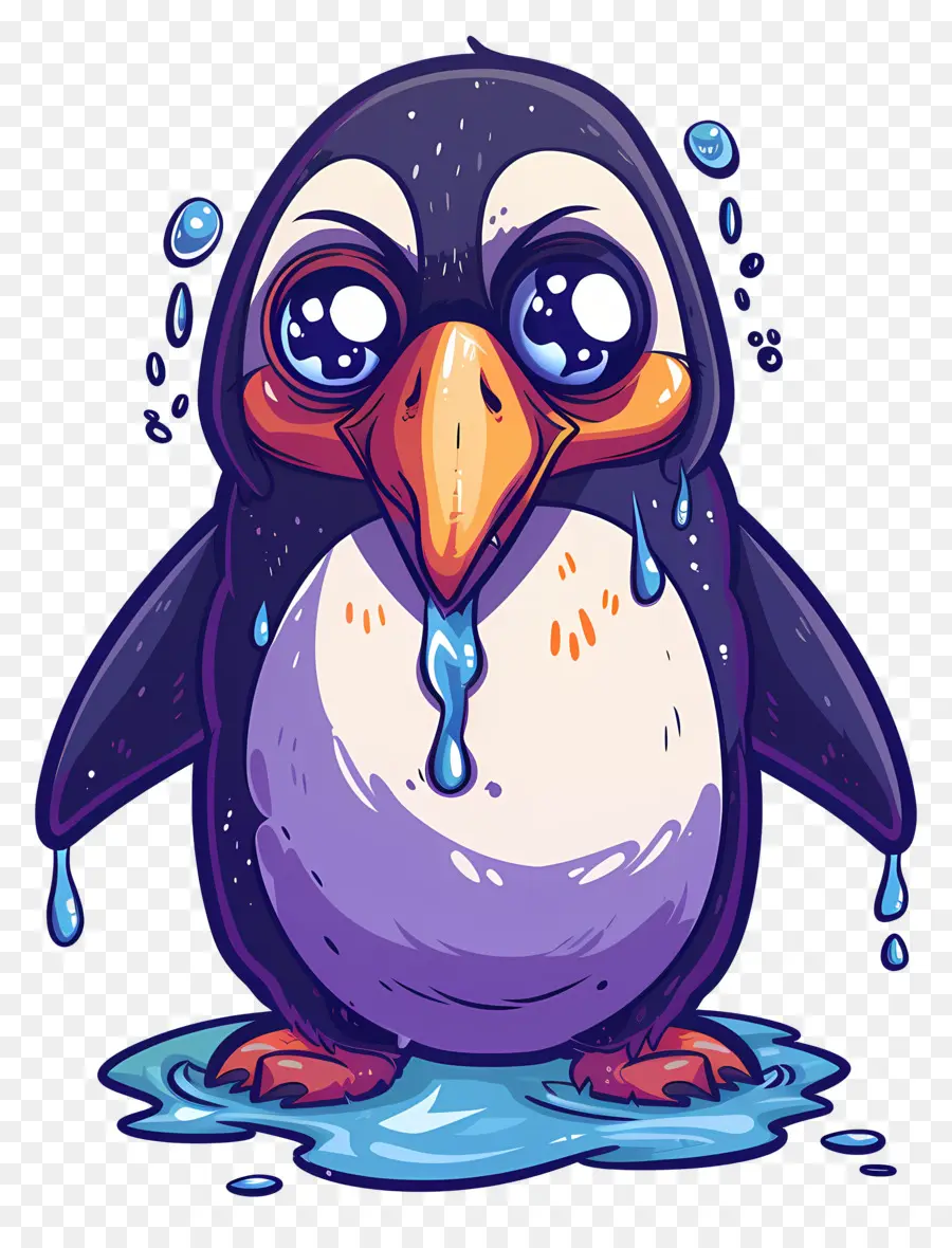 Pinguin Menangis，Pinguin Yang Lucu PNG