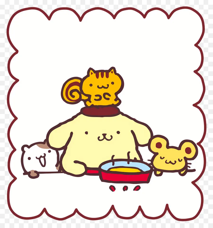 Pompompurin，Hewan Lucu PNG