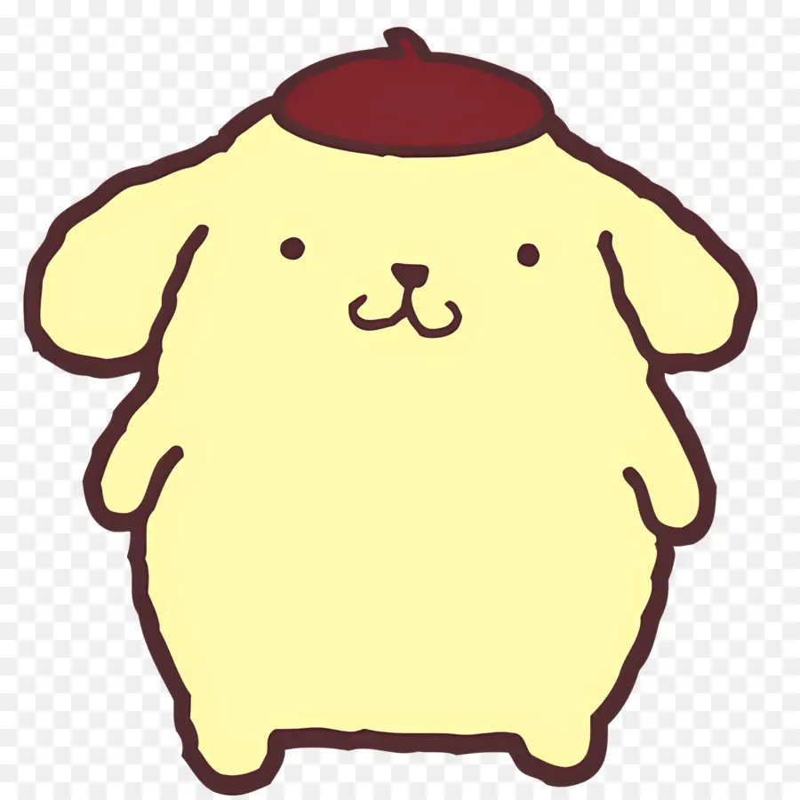 Pompompurin，Anjing Kuning PNG