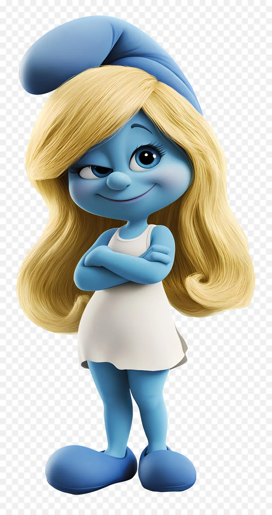 Smurfette，Karakter Biru PNG