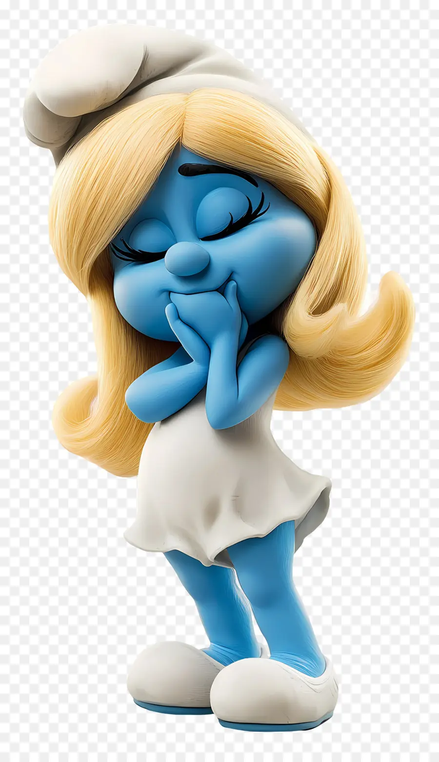 Smurfette，Karakter Kartun Biru PNG