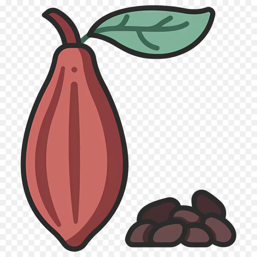 Biji Kakao，Buah Kakao PNG