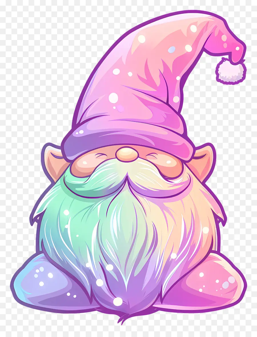 Kurcaci Natal，Gnome Berwarna Warni PNG