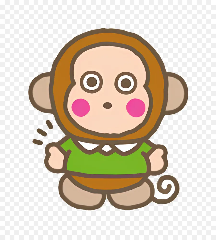 Osarunomonkichi，Monyet Kartun PNG