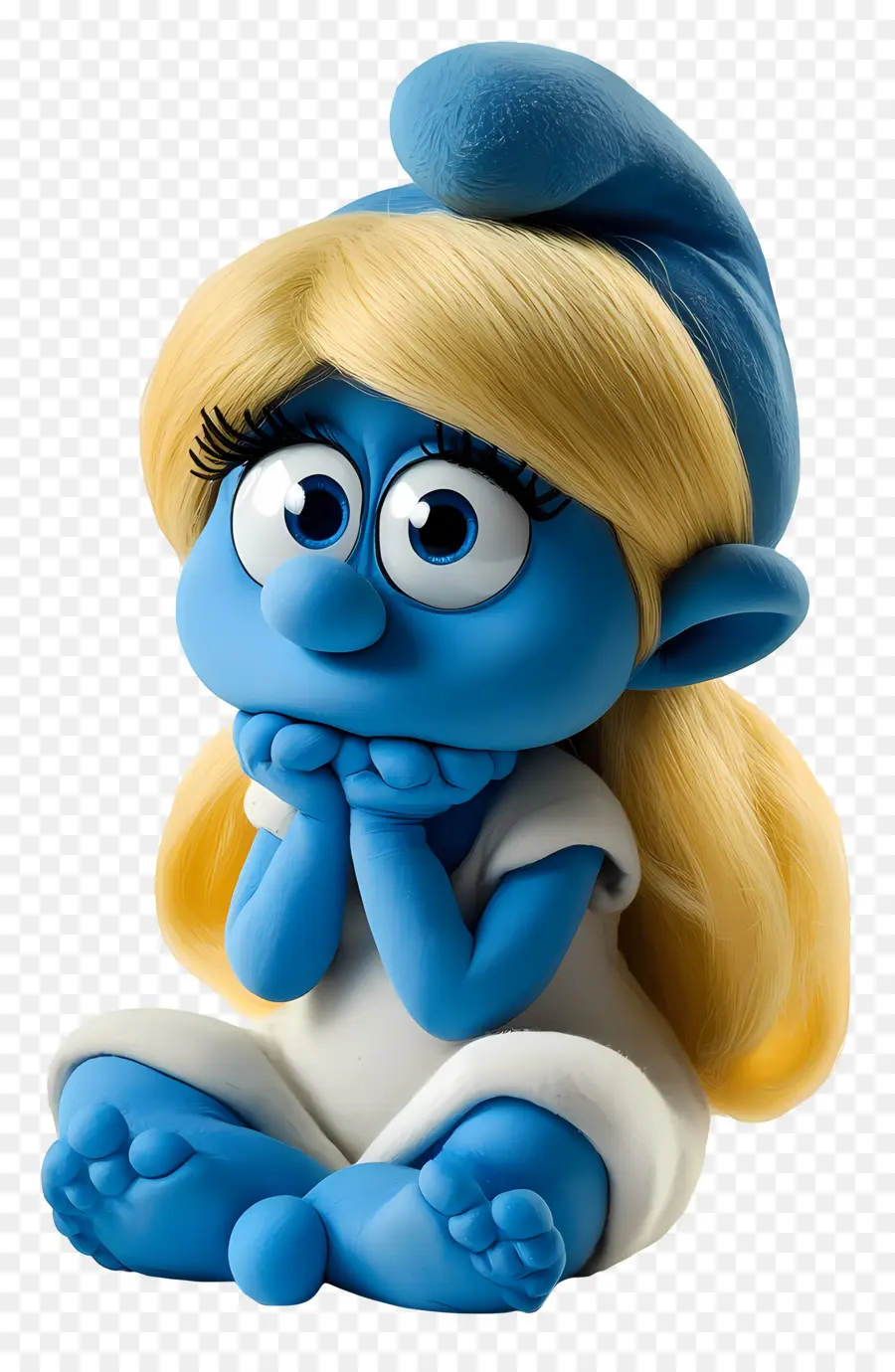 Smurfette，Karakter Kartun Biru PNG