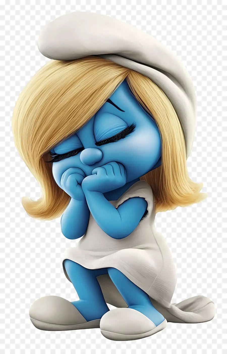 Smurfette，Karakter Kartun Biru PNG