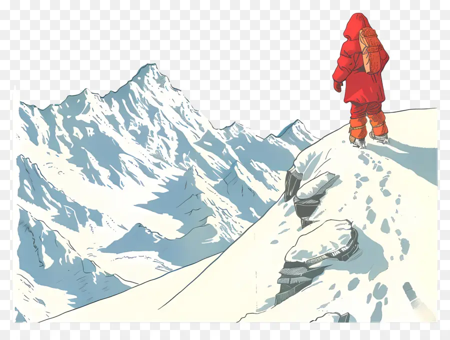 Eskimo，Pendaki Gunung Berbaju Merah PNG