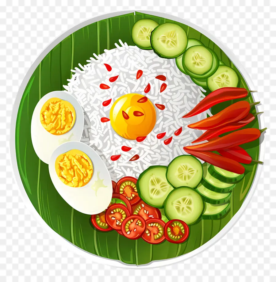 Nasi Lemak，Hidangan Nasi PNG