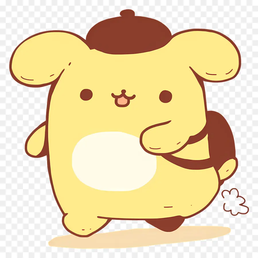 Pompompurin，Anjing Lucu Dengan Hewan Kecil PNG