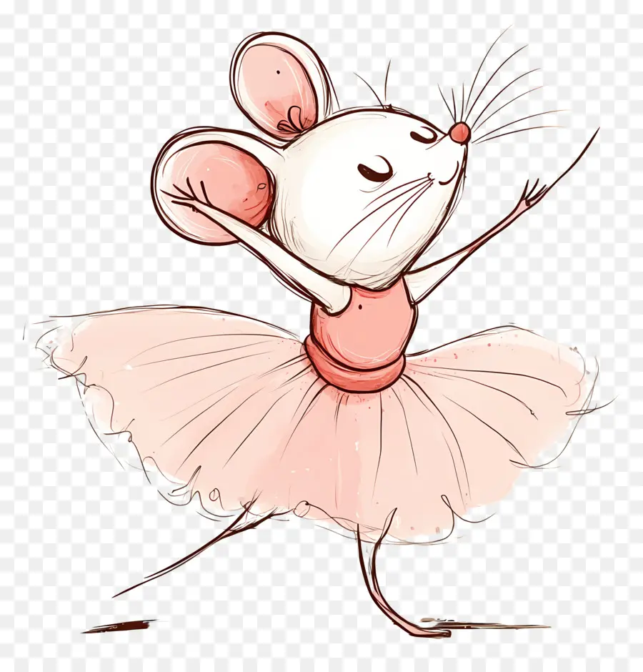 Tikus Balet，Balerina Tikus PNG