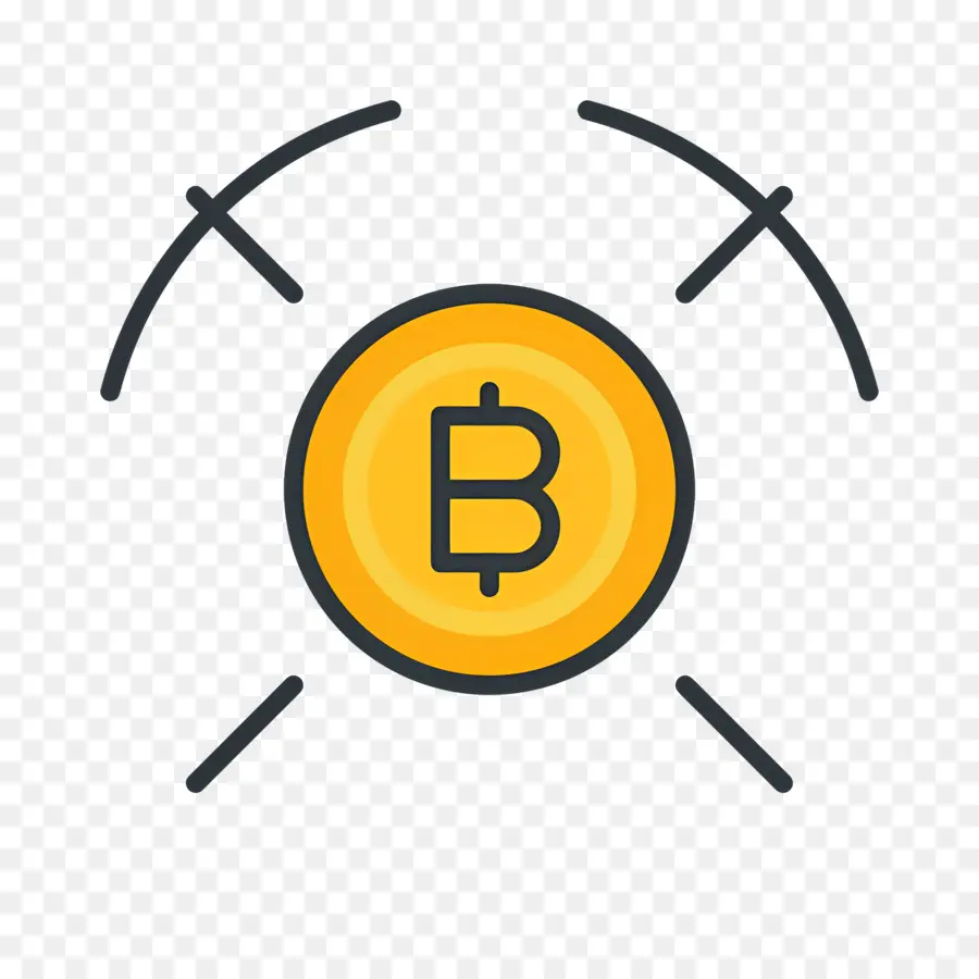 Penambang Bitcoin，Simbol Bitcoin PNG