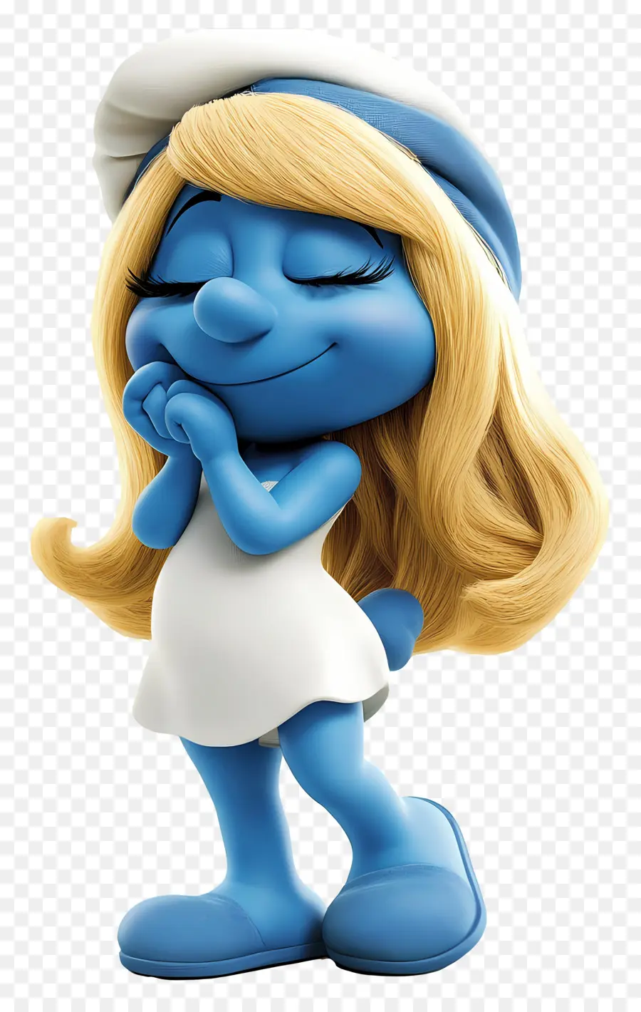 Smurfette，Karakter Kartun Biru PNG