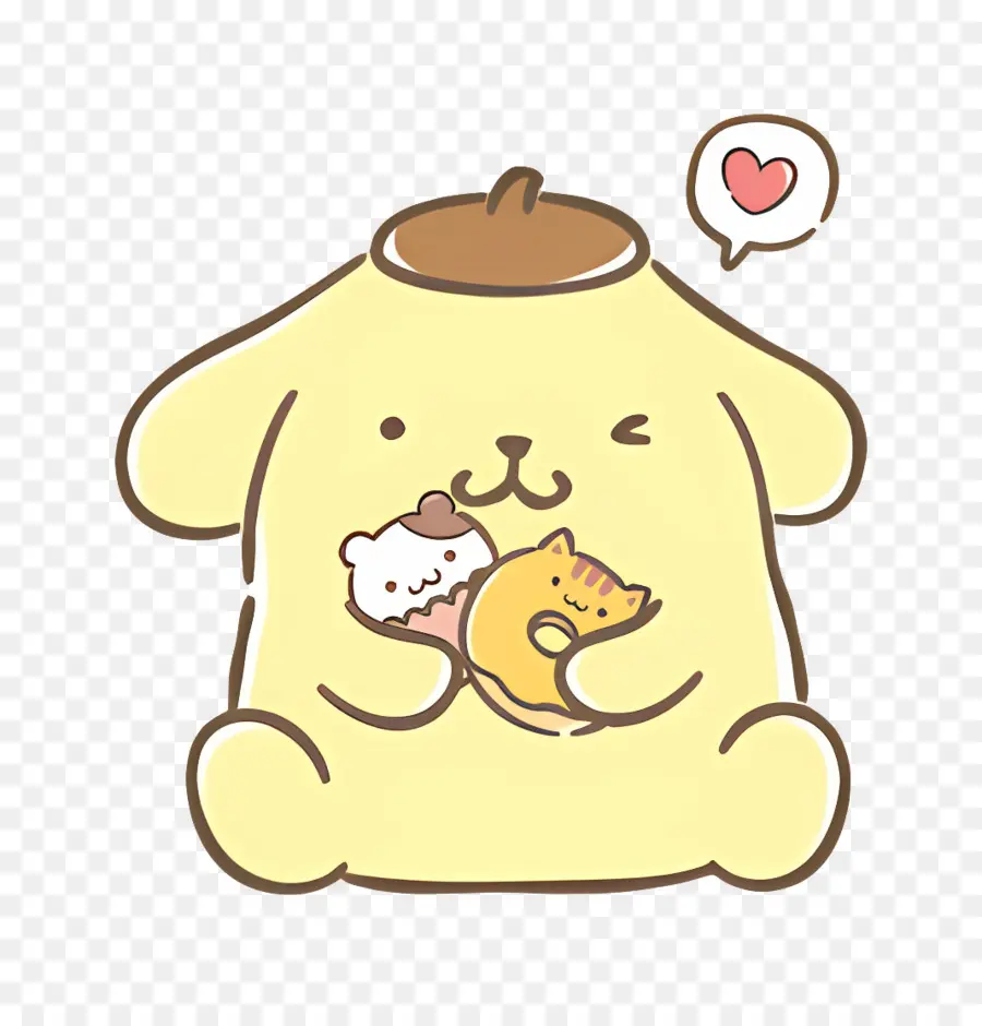 Pompompurin，Anjing Kuning PNG