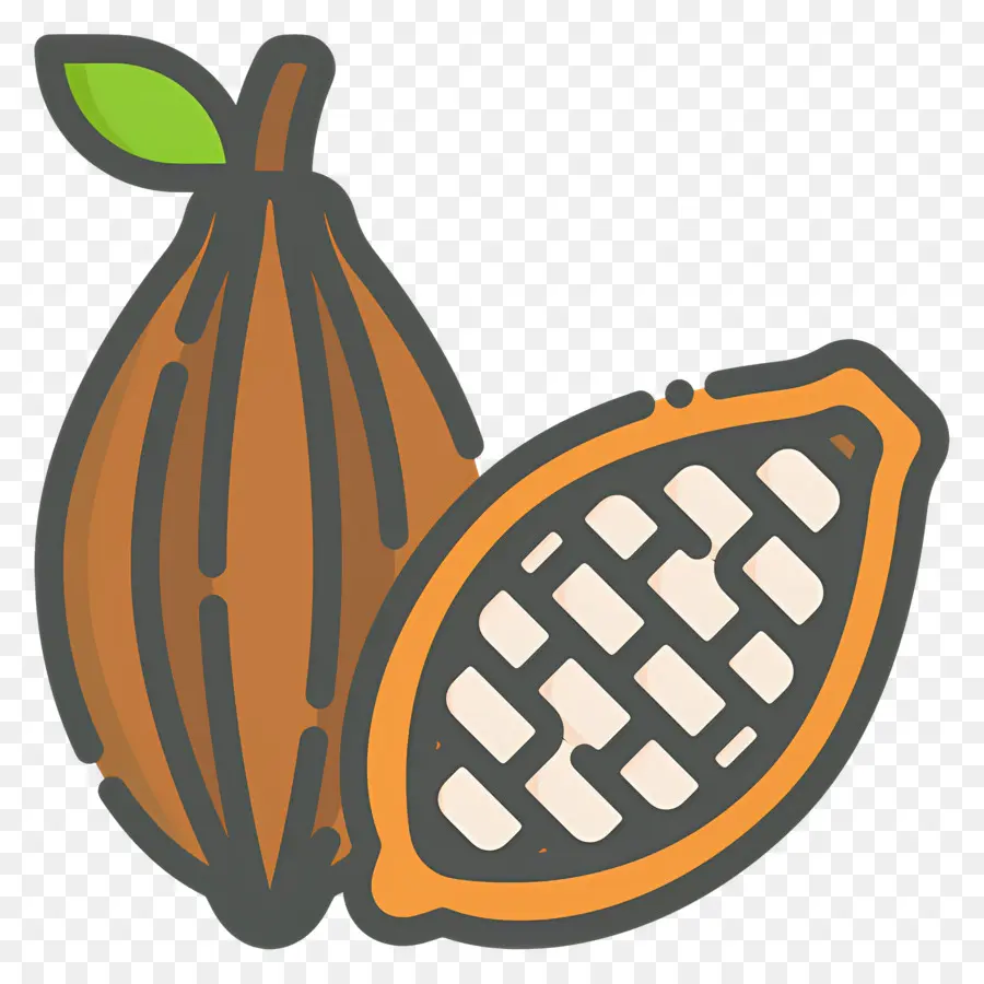 Biji Kakao，Buah Kakao PNG