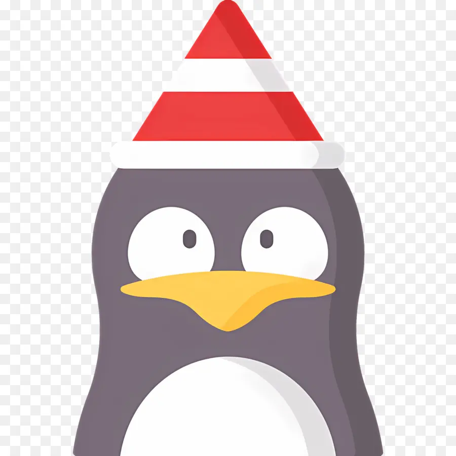 Penguin Natal，Penguin Dengan Topi PNG