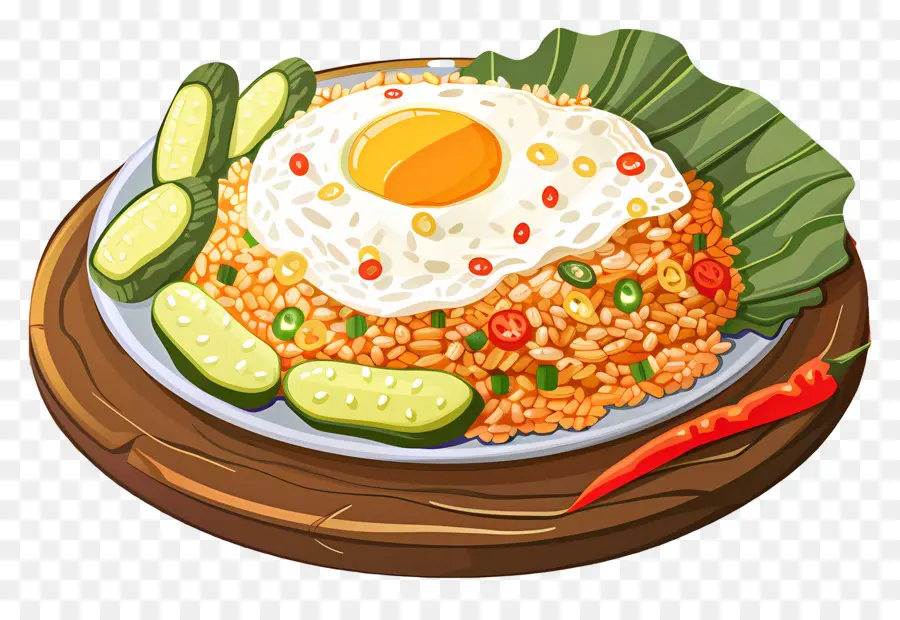 Nasi Lemak，Nasi Goreng PNG