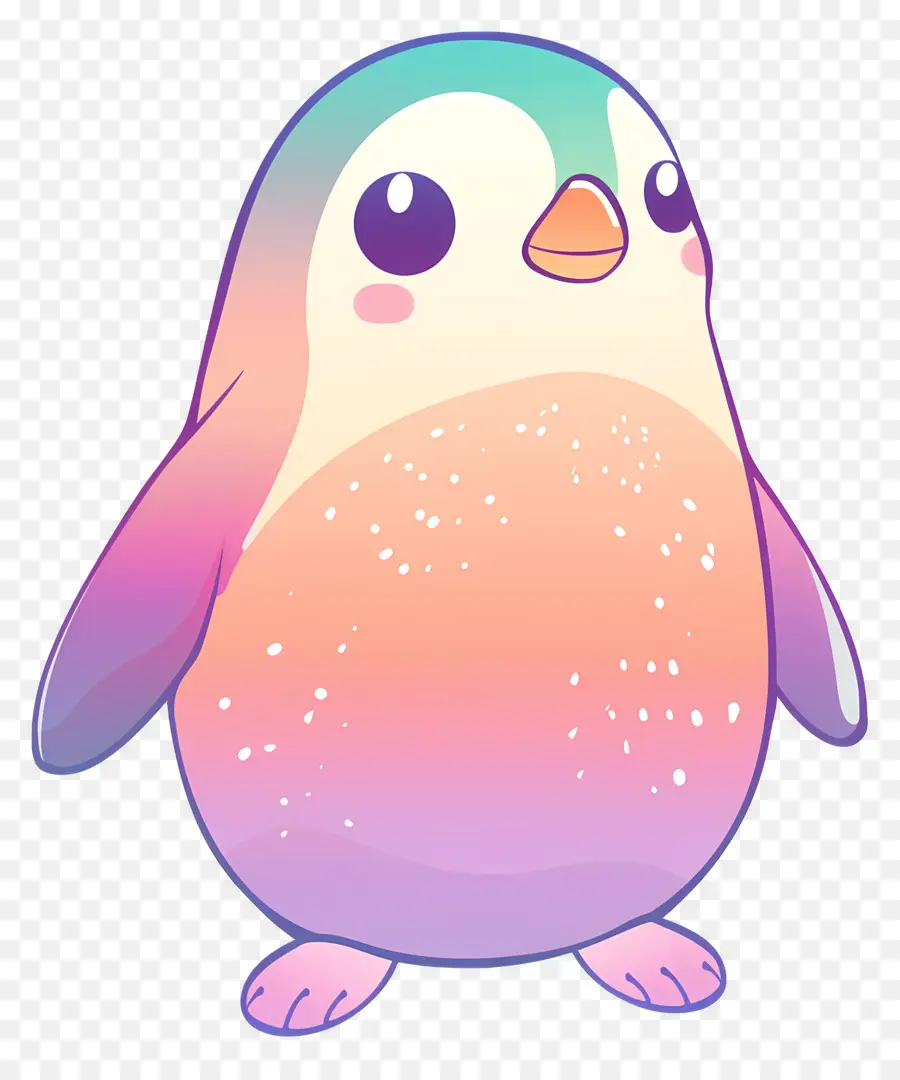 Pinguin Natal，Penguin Berwarna Warni PNG