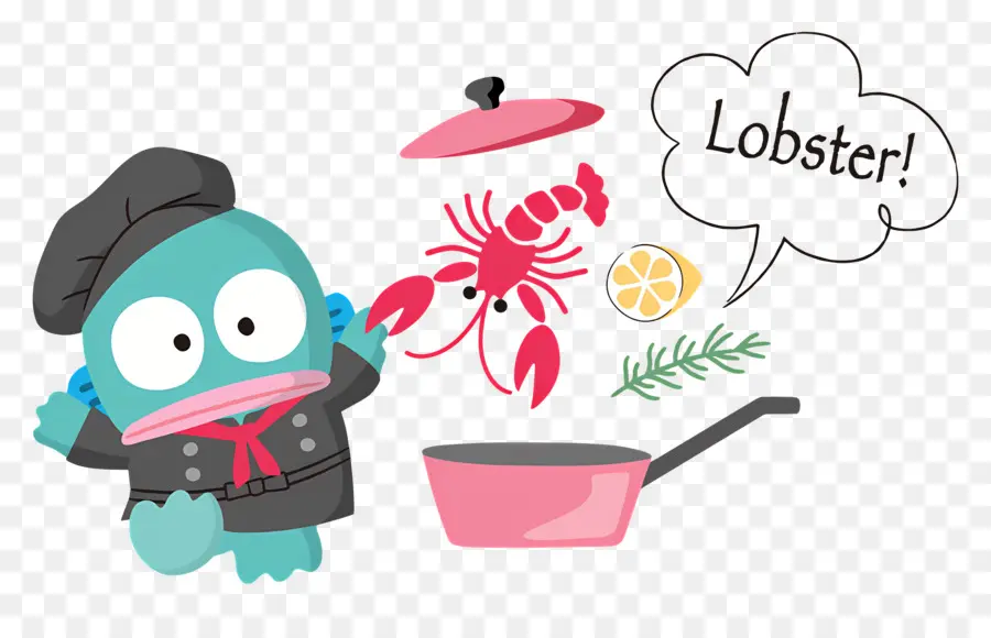 Hangyodon，Koki Dengan Lobster PNG