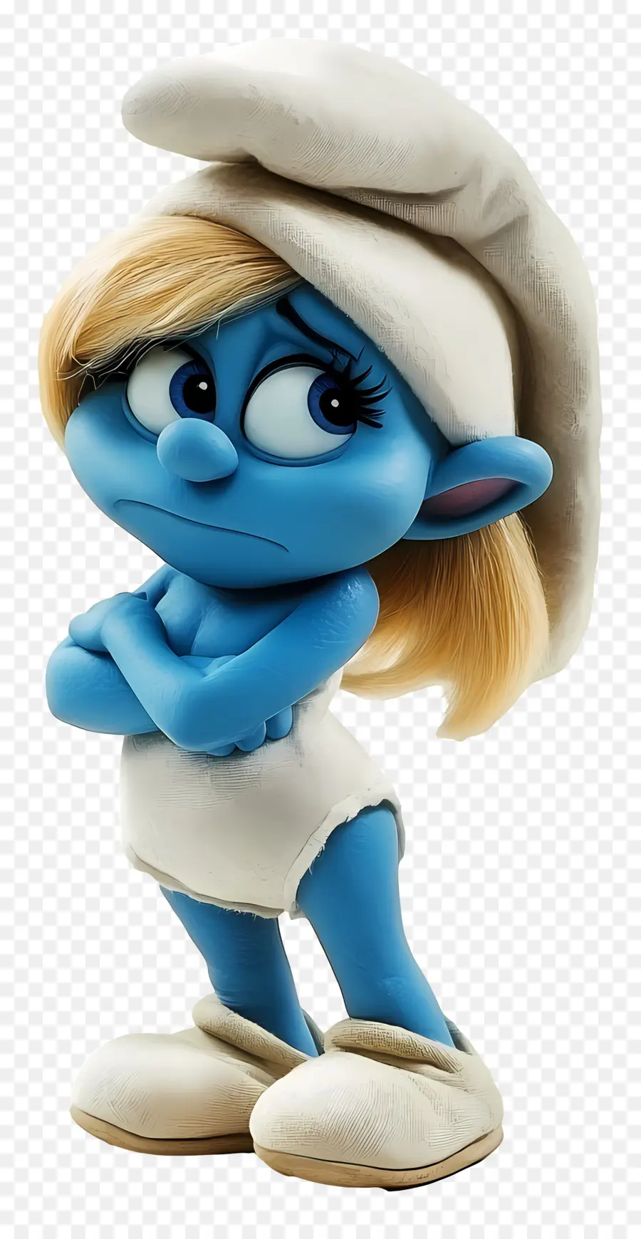 Smurfette，Karakter Kartun Biru PNG