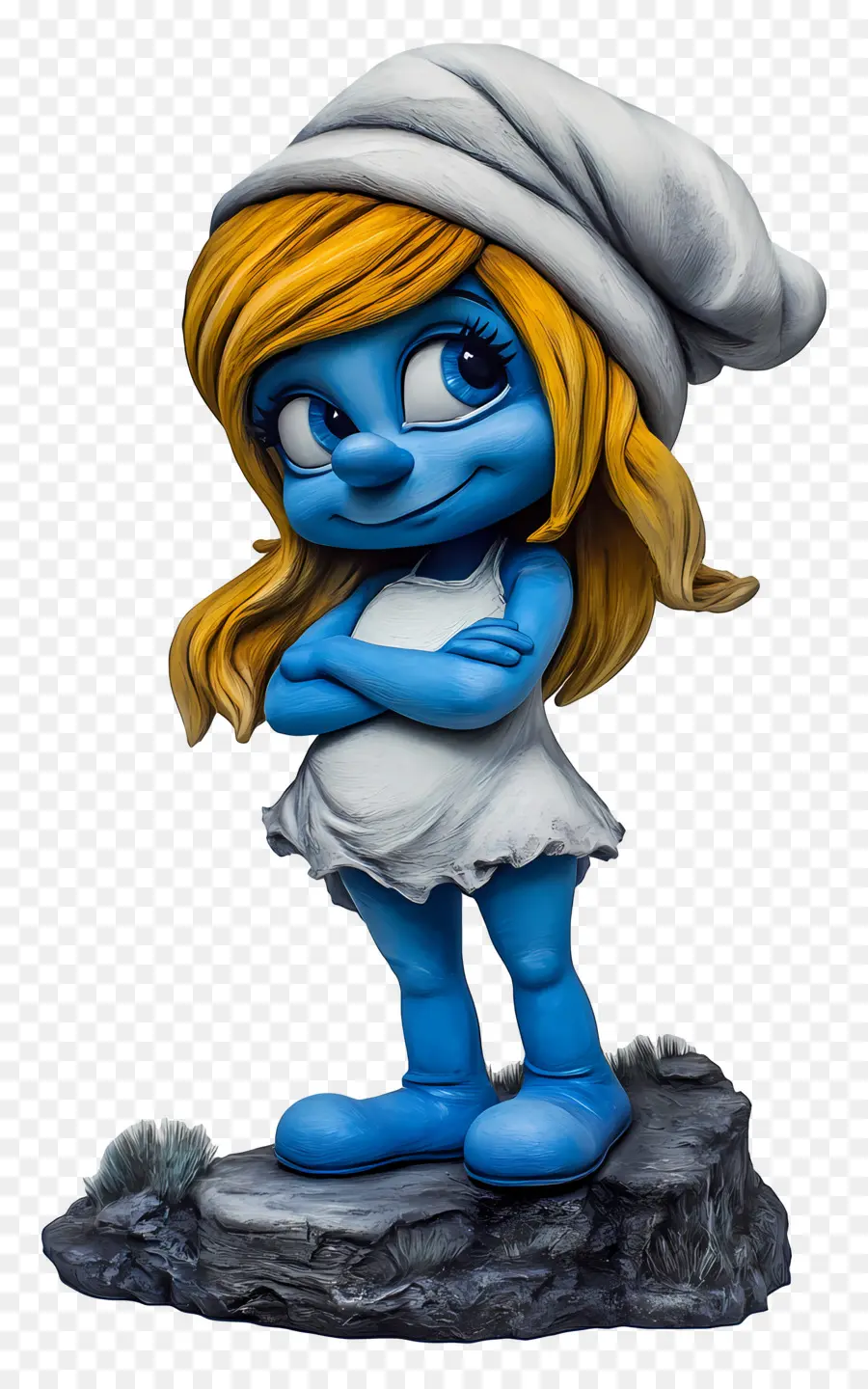 Smurfette，Karakter Kartun Biru PNG