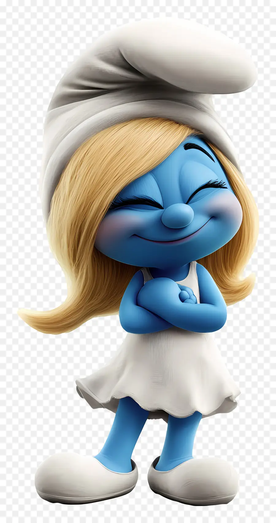 Smurfette，Karakter Kartun Biru PNG