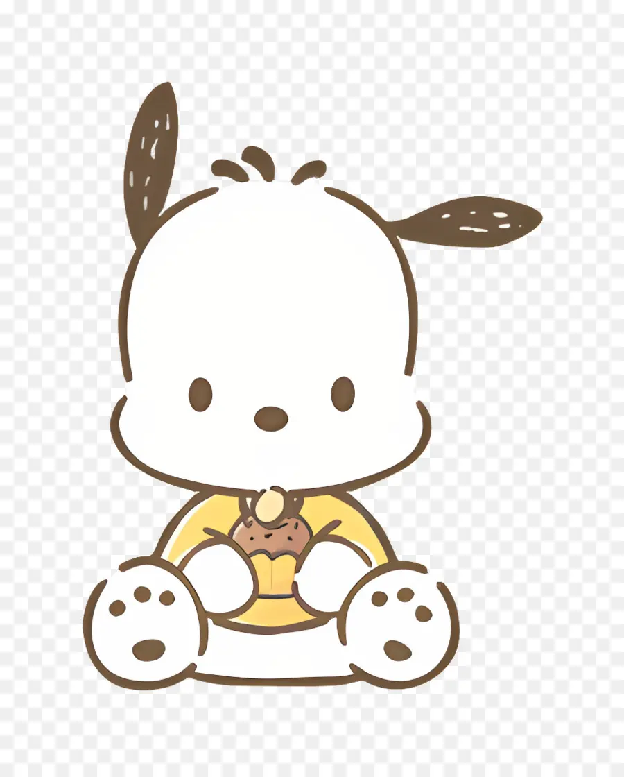 Pochacco，Anjing Lucu Dengan Muffin PNG