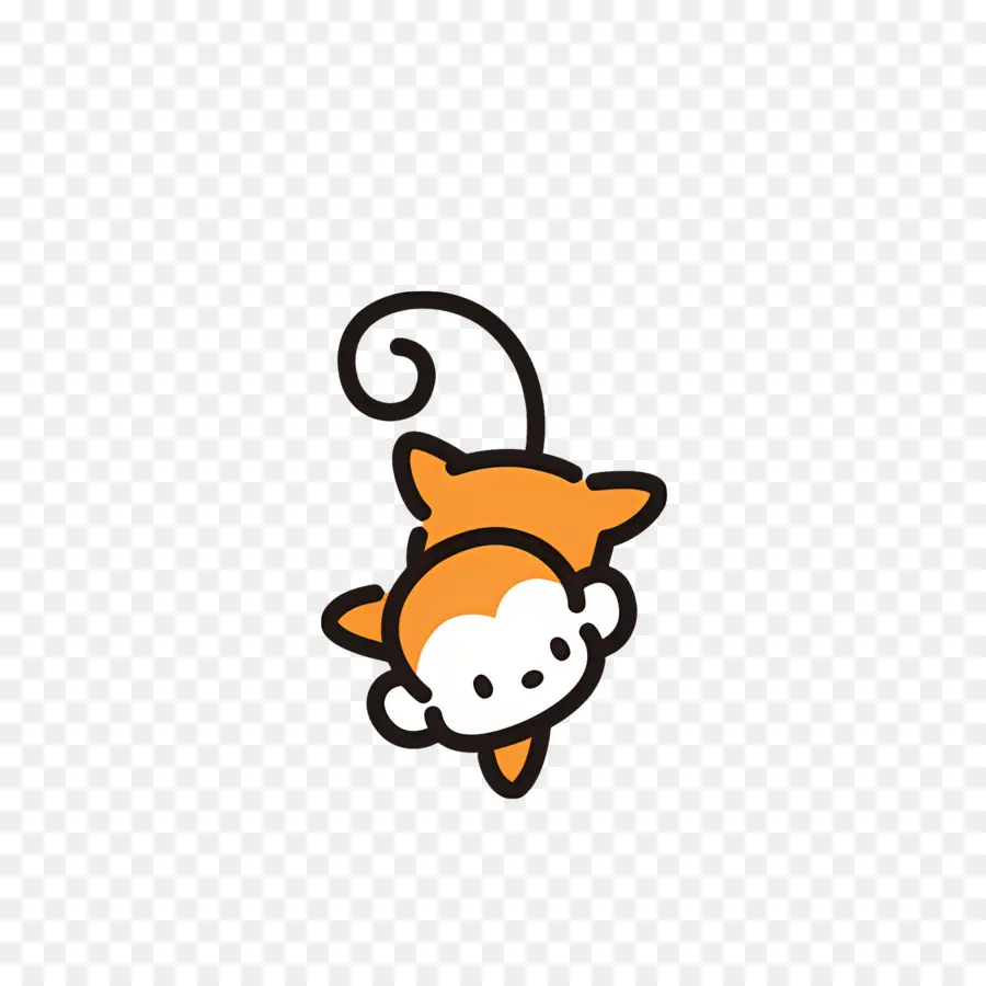 Pochacco，Monyet Oranye PNG