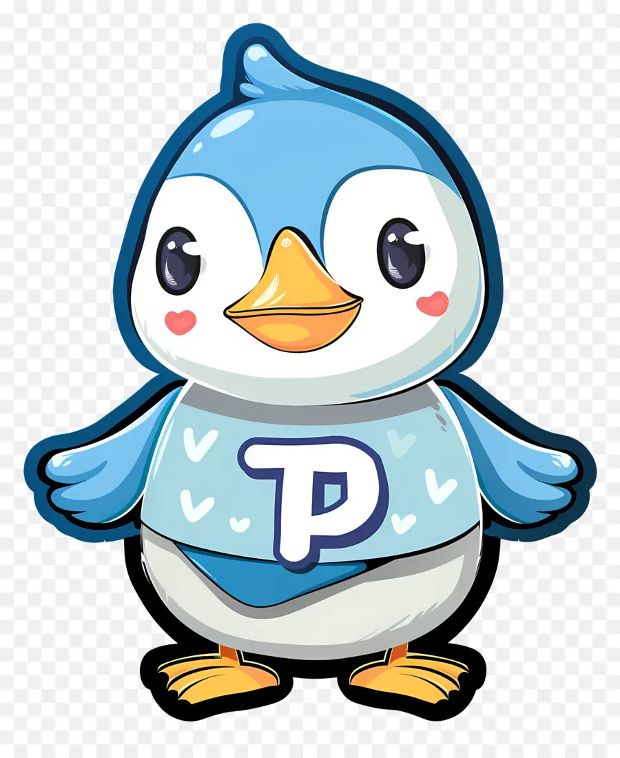 Bebek Yang Lucu，Bebek Biru PNG