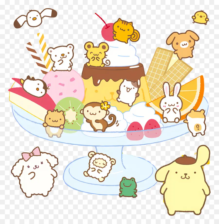 Pompompurin，Makanan Penutup Dengan Karakter PNG