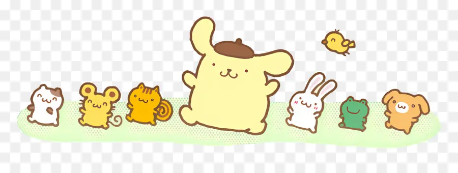 Pompompurin，Pompompurin Dan Teman PNG