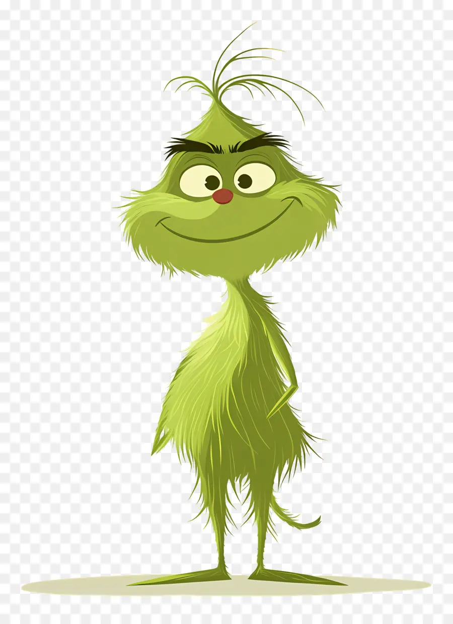 Kartun Grinch，Karakter Hijau PNG