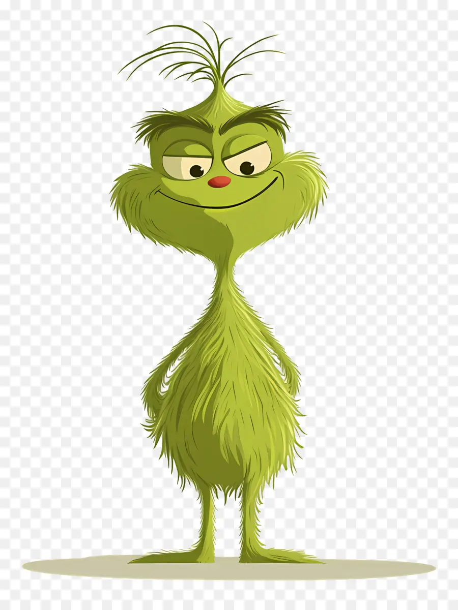 Kartun Grinch，Karakter Hijau PNG