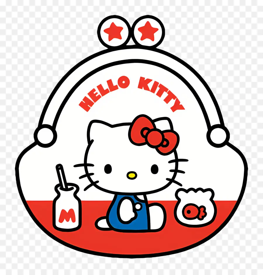 Halo Kitty，Tas Kecil PNG