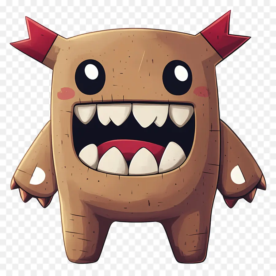 Domo Kun，Monster Kartun PNG