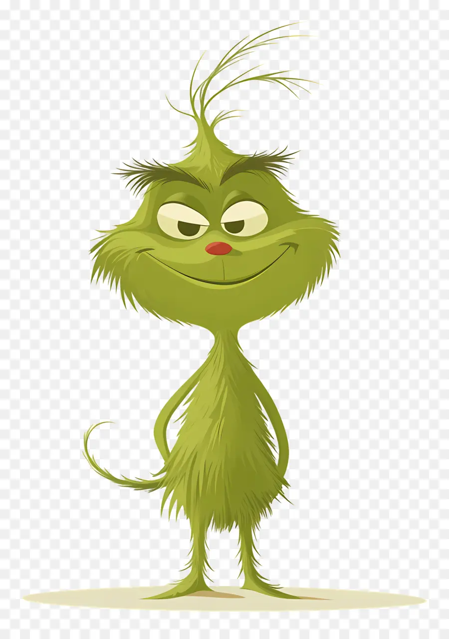 Kartun Grinch，Karakter Hijau PNG