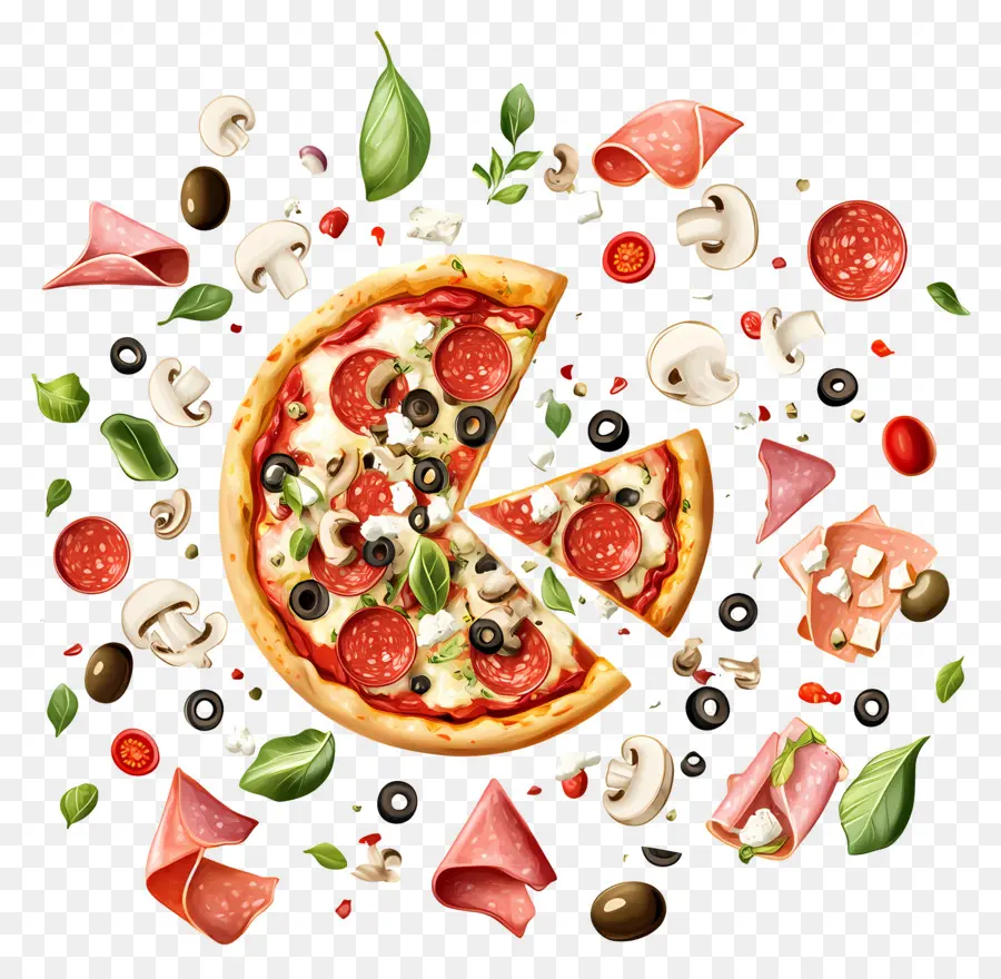 Bahan Pizza，Keju PNG